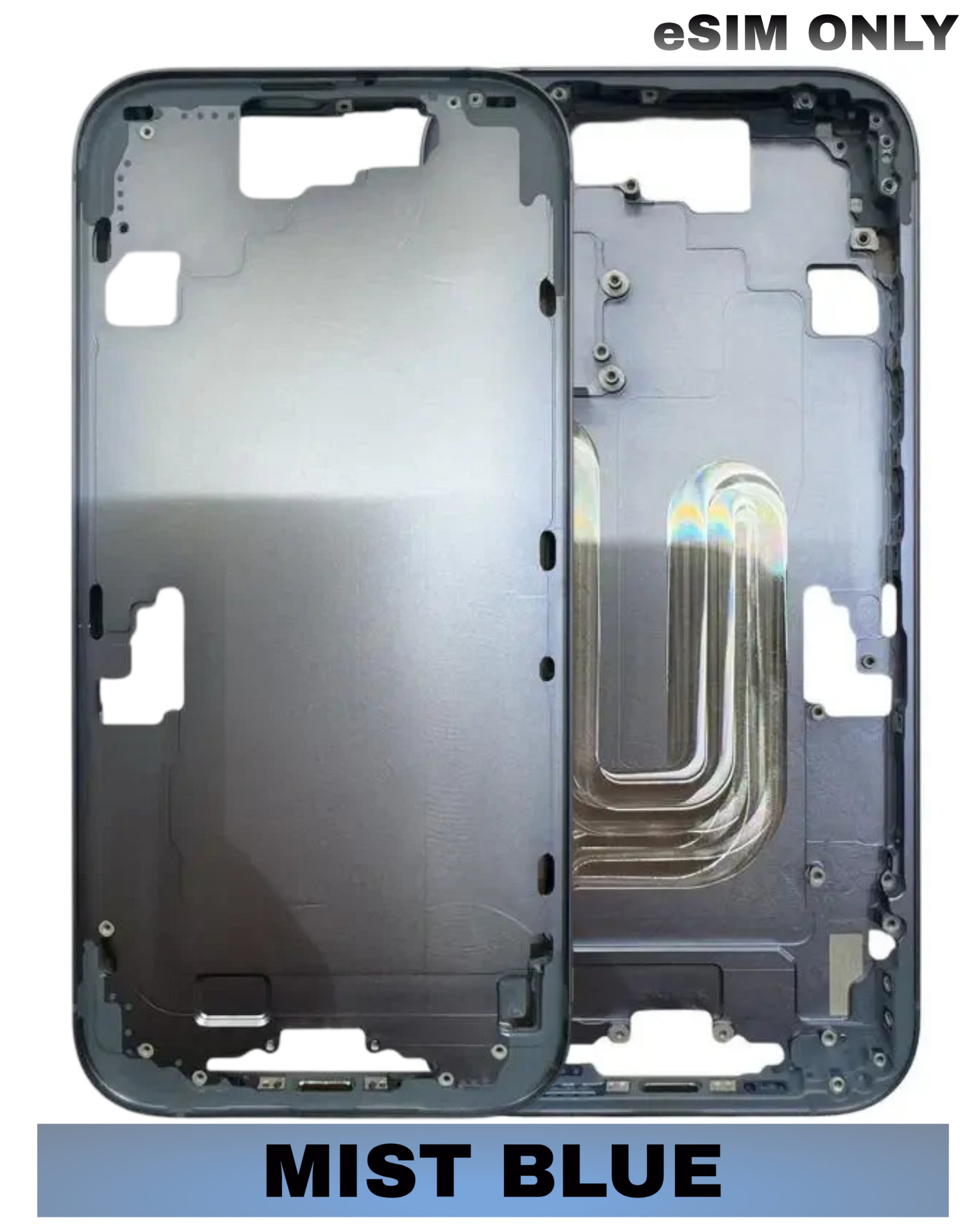 For iPhone 17 Mid-Frame Housing Replacement / US Version (No Small Parts) (All Color)