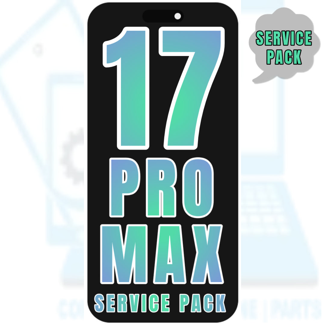 For iPhone 17 Pro Max OLED Screen Replacement With Proximity Sensor Flex Pre-Installed (Support Diagnostic Screen) (Service Pack)