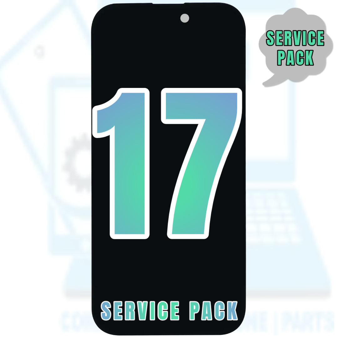 For iPhone 17 OLED Screen Replacement With Proximity Sensor Flex Pre-Installed (Support Diagnostic Screen) (Service Pack)