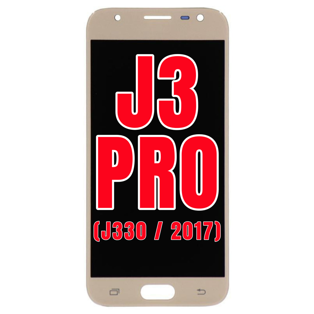 For Samsung Galaxy J3 Pro (J330 / 2017) OLED Screen Replacement Without Frame (Gold)