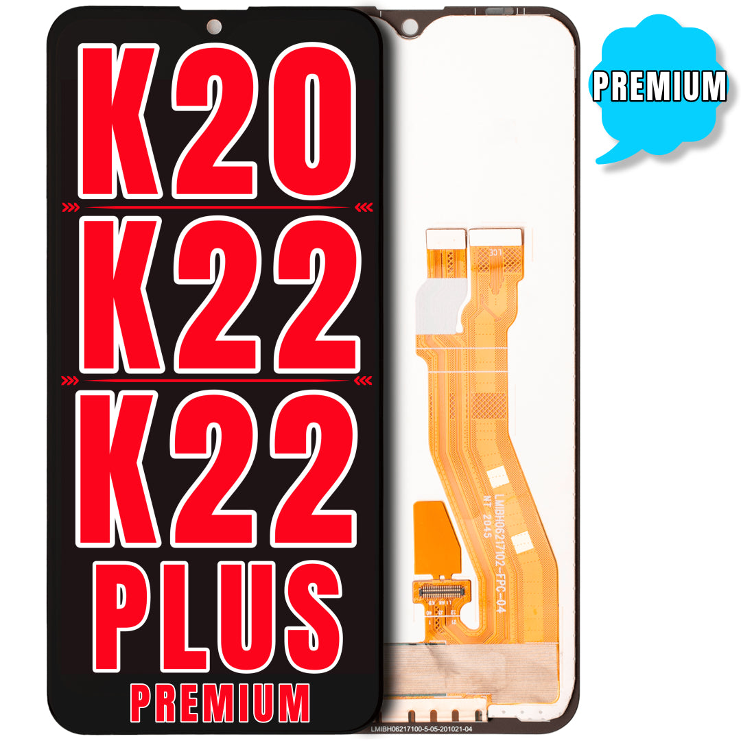 For K20 (2020) / K22 / K22 Plus (K220) LCD Screen Replacement Without Frame (All Colors)