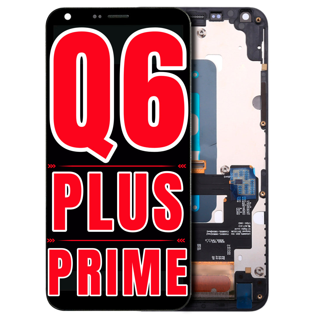 For LG Q6 / Q6 Plus / Q6 Prime LCD Screen Replacement With Frame (All Colors)