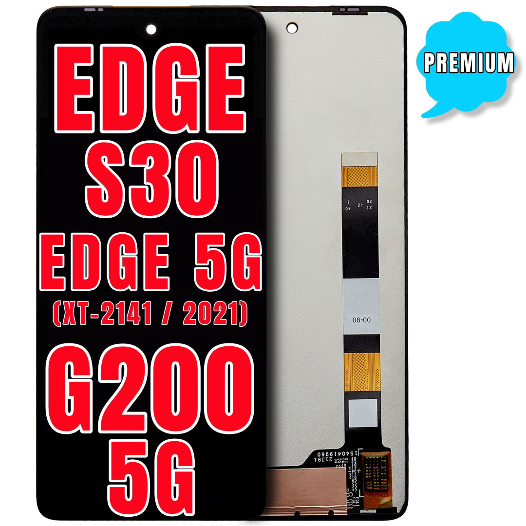 For Moto Edge 5G (XT-2141 / 2021) / Edge S30 / G200 5G LCD Screen Replacement Without Frame (Premium) (All Colors)