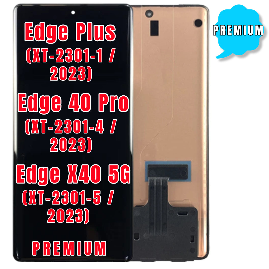 For Moto Edge Plus (XT-2301-1 / 2023) / Edge 40 Pro (XT-2301-4 / 2023) / Edge X40 5G (XT-2301-5 / 2023) OLED Screen Replacement Without Frame (Premium) (All Colors)