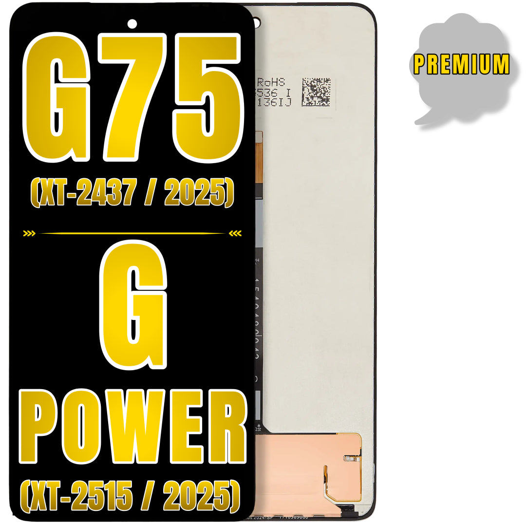 For Moto G75 5G (XT-2437 / 2024) / G Power (XT-2515 / 2025) LCD Screen Replacement Without Frame (Premium) (All Colors)