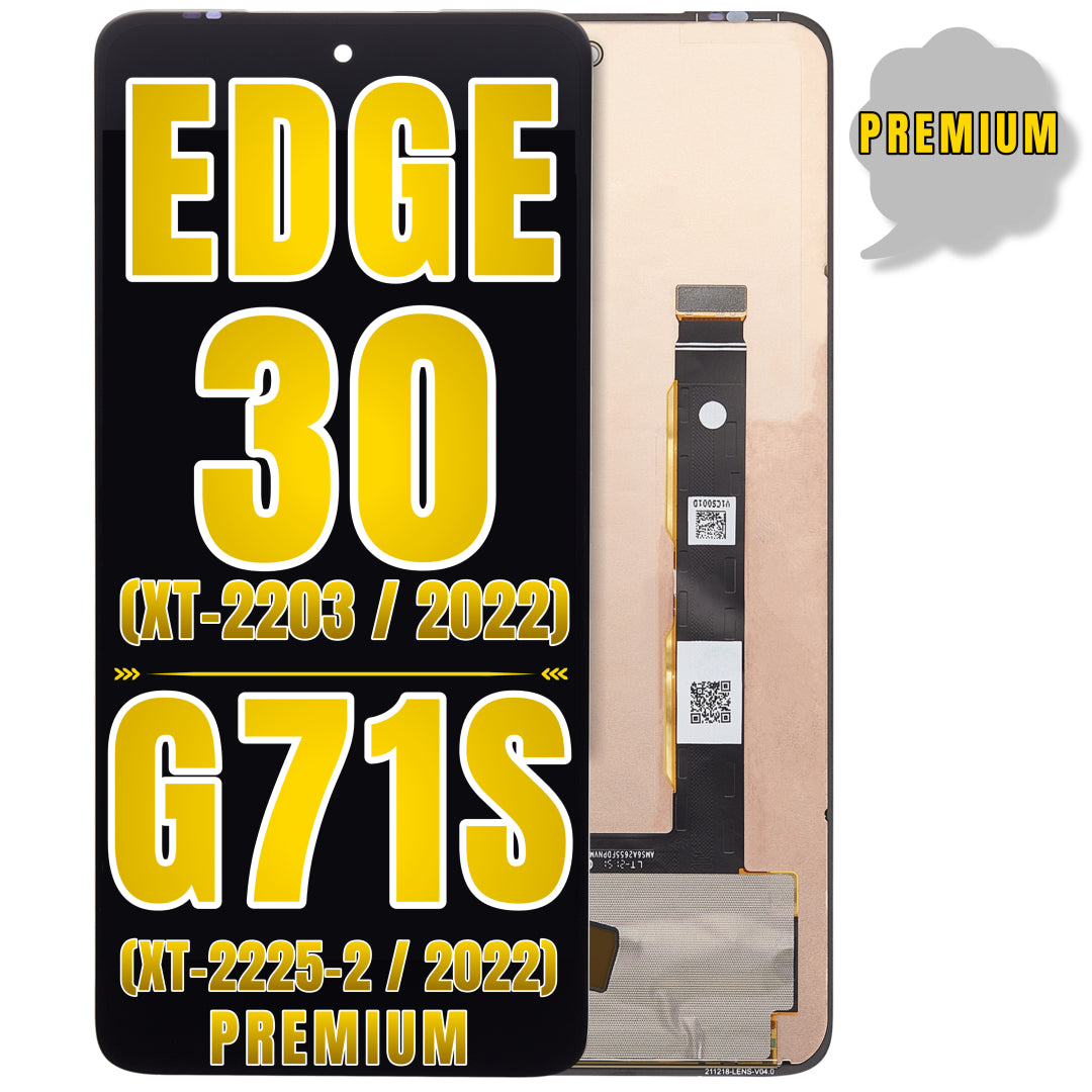 For Moto Edge 30 (XT-2203 / 2022) / G71S (XT-2225-2 / 2022) LCD Screen Replacement Without Frame (Premium) (All Colors)