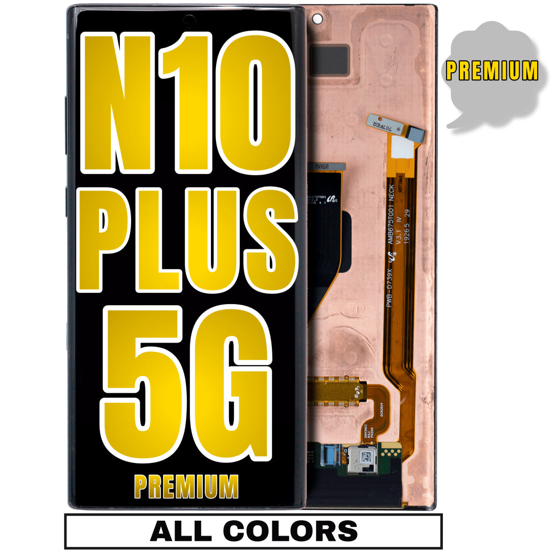 For Samsung Galaxy Note 10 Plus 5G OLED Screen Replacement Without Frame (Premium) (All Colors)