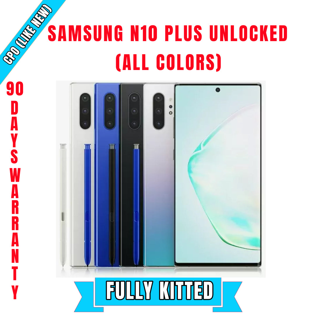 Samsung Note 10 Plus Factory Unlock (All Colors)