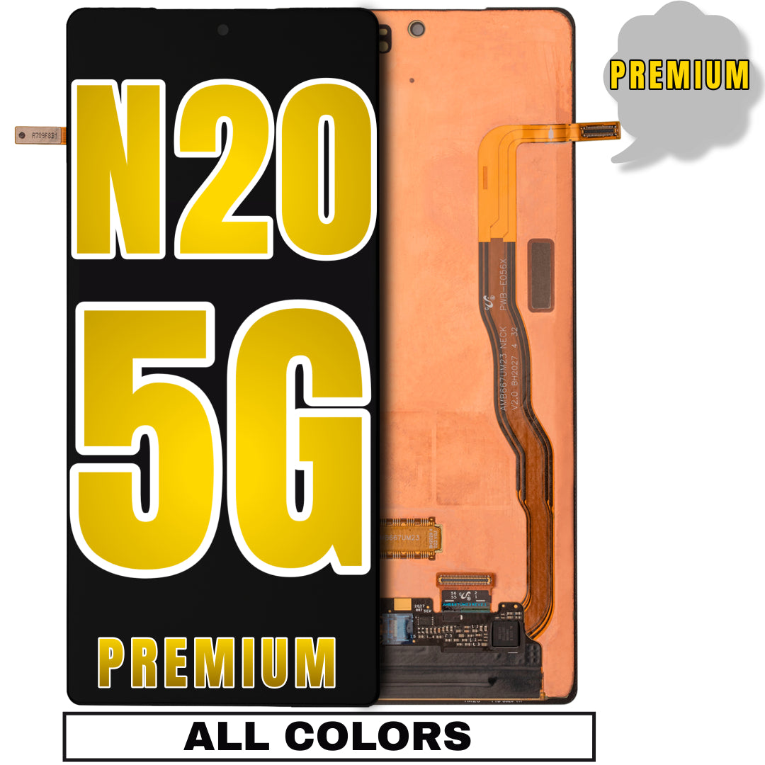 For Samsung Galaxy Note 20 5G OLED Screen Replacement Without Frame (Premium) (All Colors)