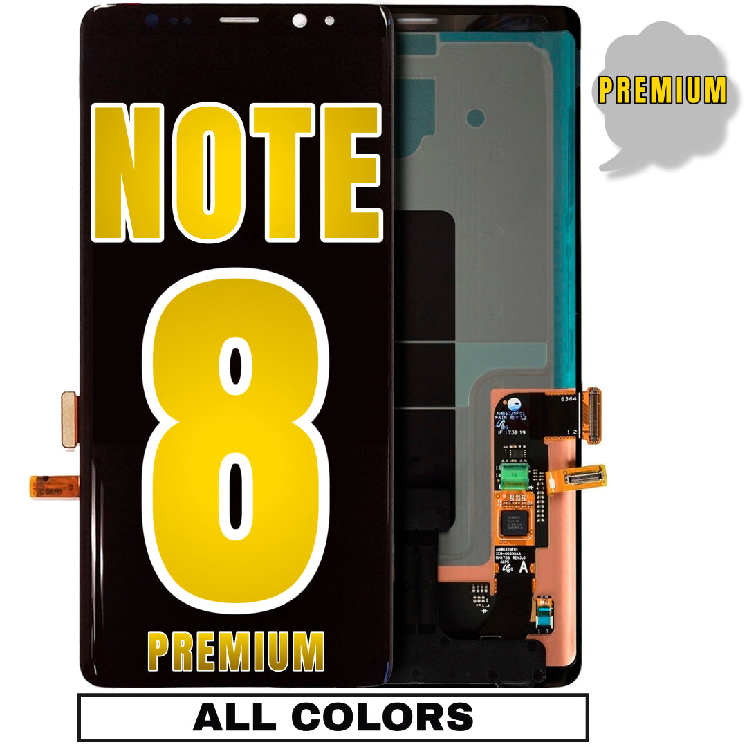 For Samsung Galaxy Note 8 OLED Screen Replacement Without Frame (Premium) (All Colors)