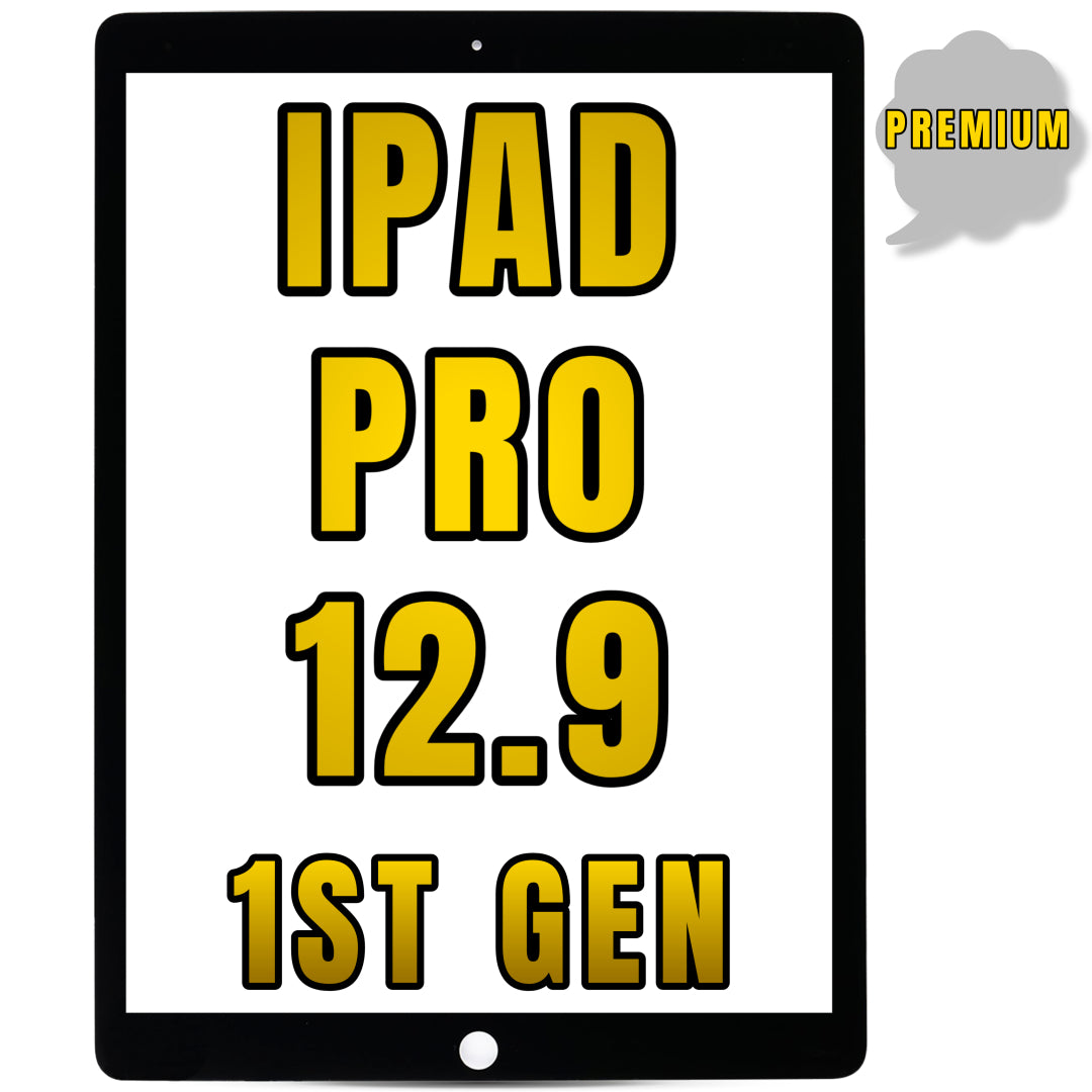 For iPad Pro 12.9 1st Gen (2015) Digitizer Glass Replacement (Glass Separation Required) (Premium) (Black)
