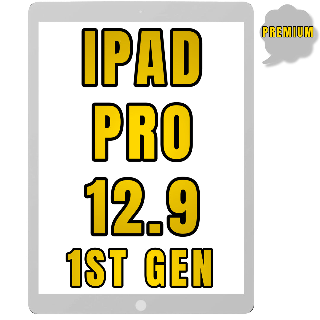 For iPad Pro 12.9 1st Gen (2015) Digitizer Glass Replacement (Glass Separation Required) (Premium) (White)