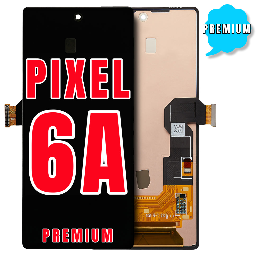 For Google Pixel 6A OLED Screen Replacement Without Frame (Premium) (All Colors)