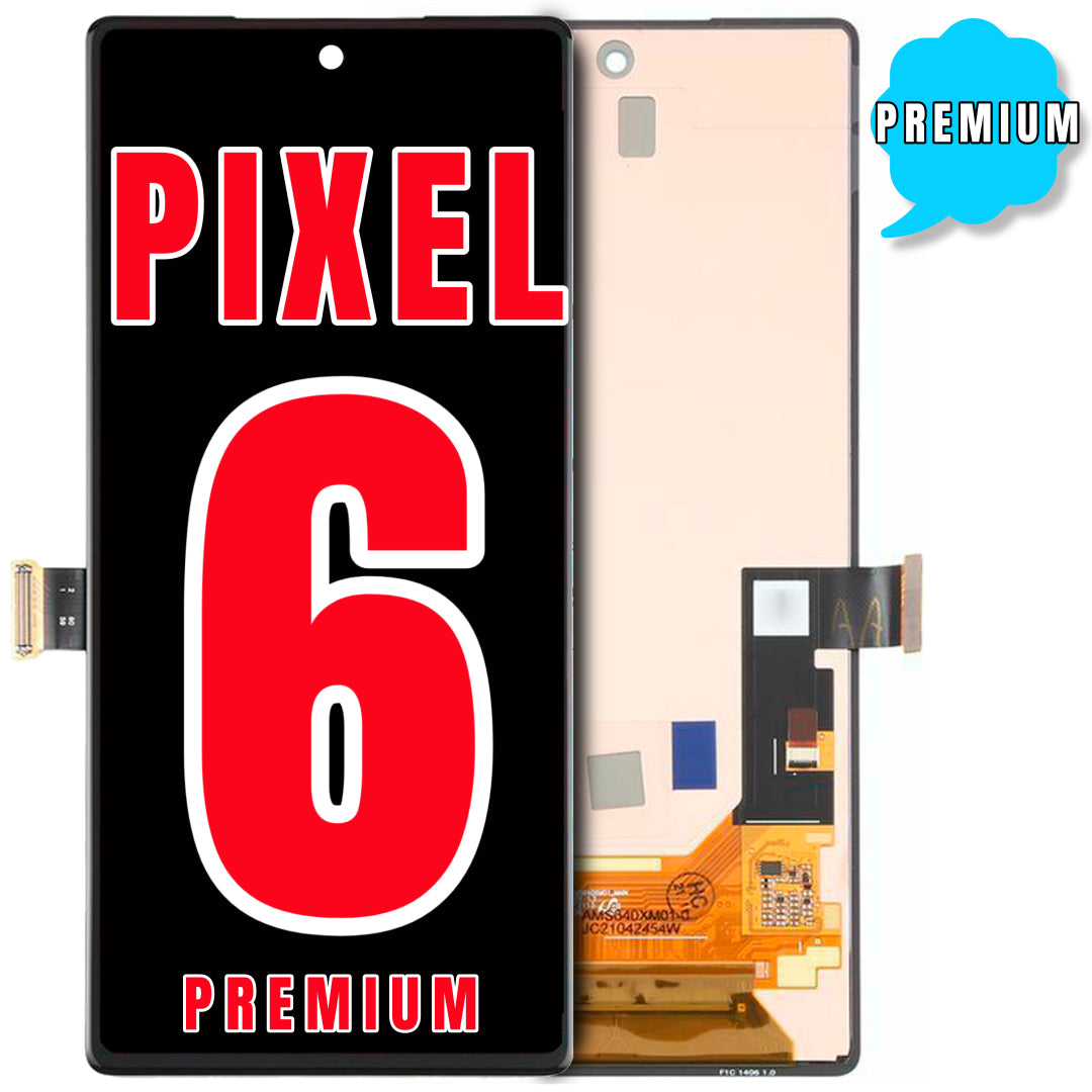 For Google Pixel 6 OLED Screen Replacement Without Frame (Premium) (All Colors