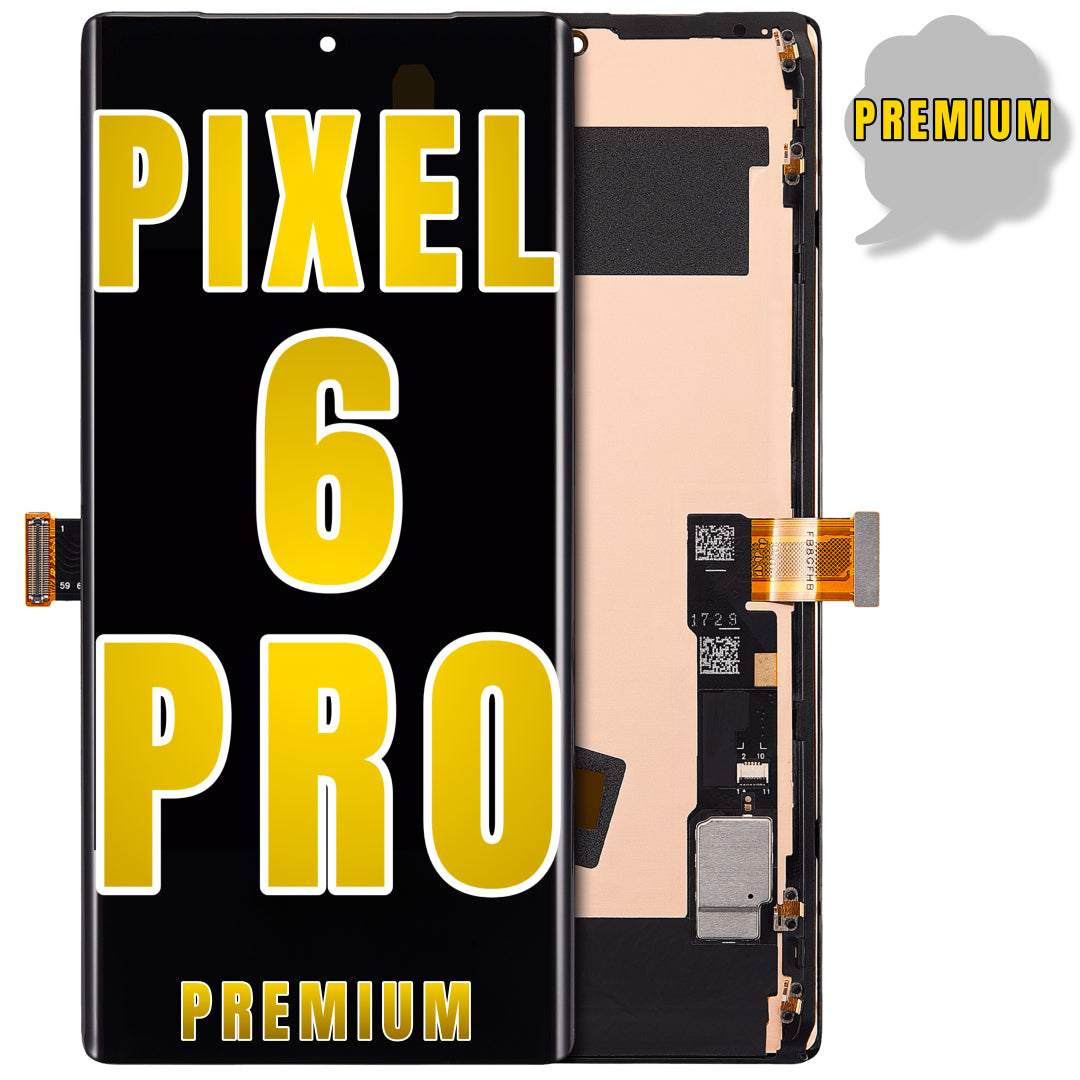 For Google Pixel 6 Pro OLED Screen Replacement With Frame (Premium) (All Colors)