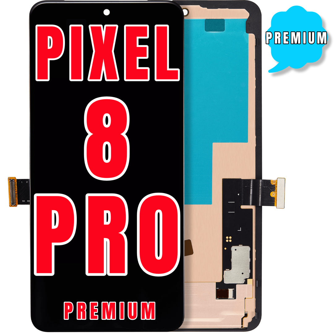 For Google Pixel 8 Pro OLED Screen Replacement With Frame (Premium) (All Colors)