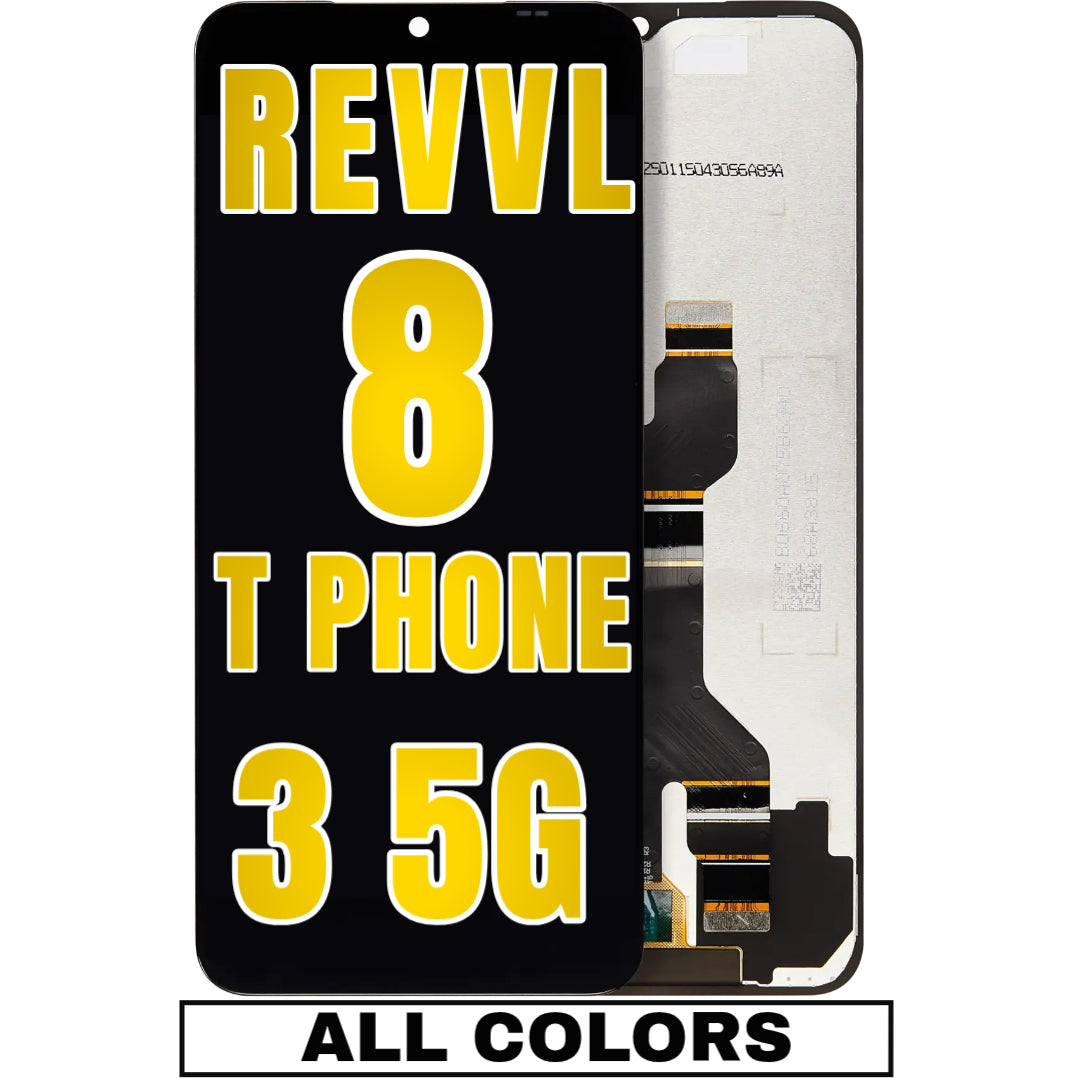 For T-Mobile Revvl 8 / T Phone 3 5G LCD Screen Replacement Without Frame (All Colors)