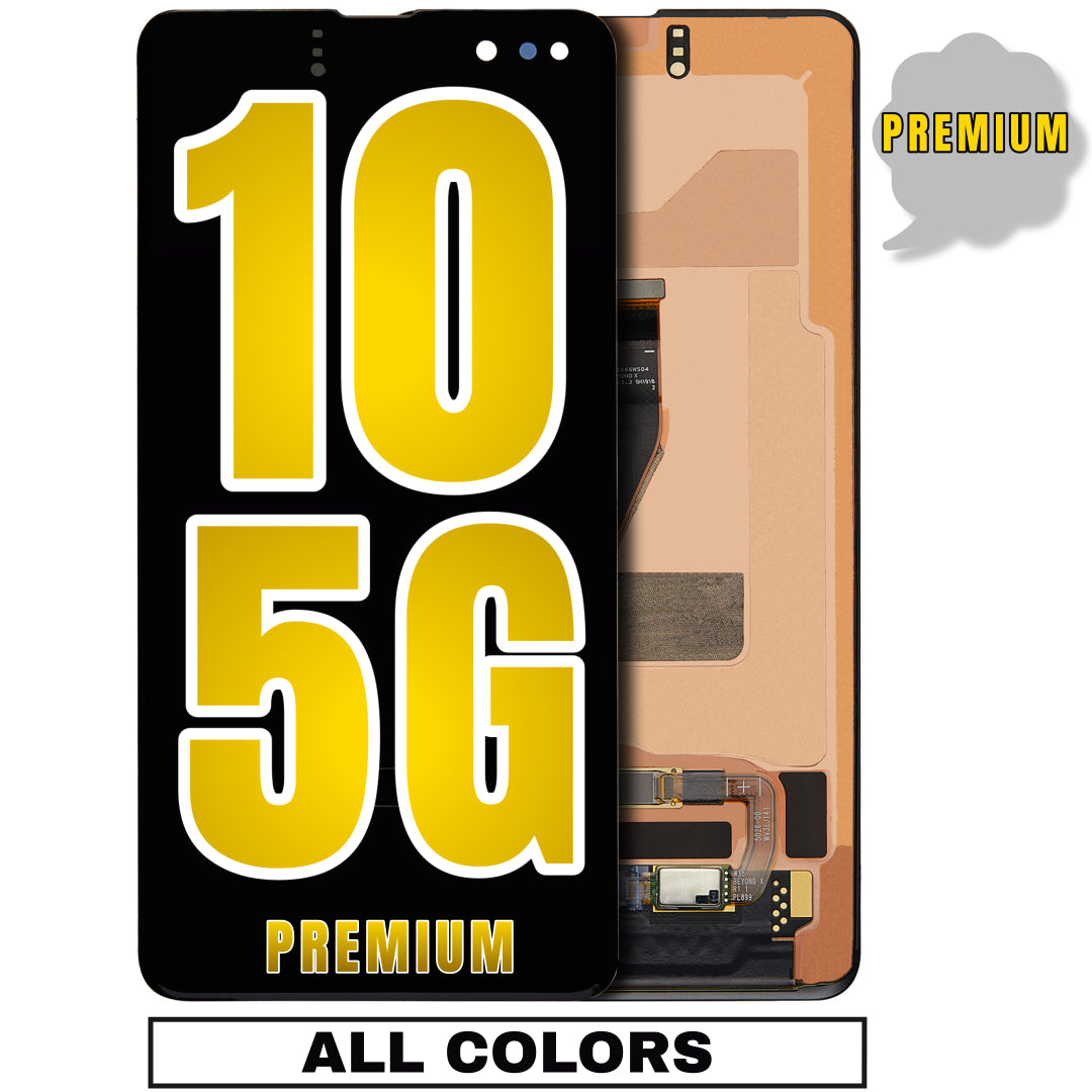 For Samsung Galaxy S10 5G OLED Screen Replacement Without Frame (Premium) (All Colors)