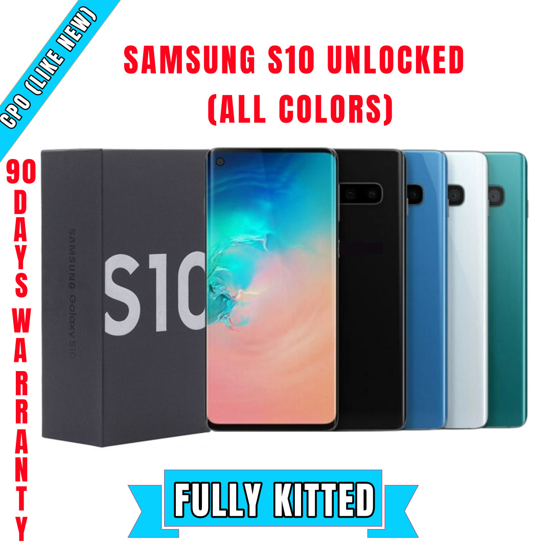 Samsung S10 Factory Unlock (All Colors)
