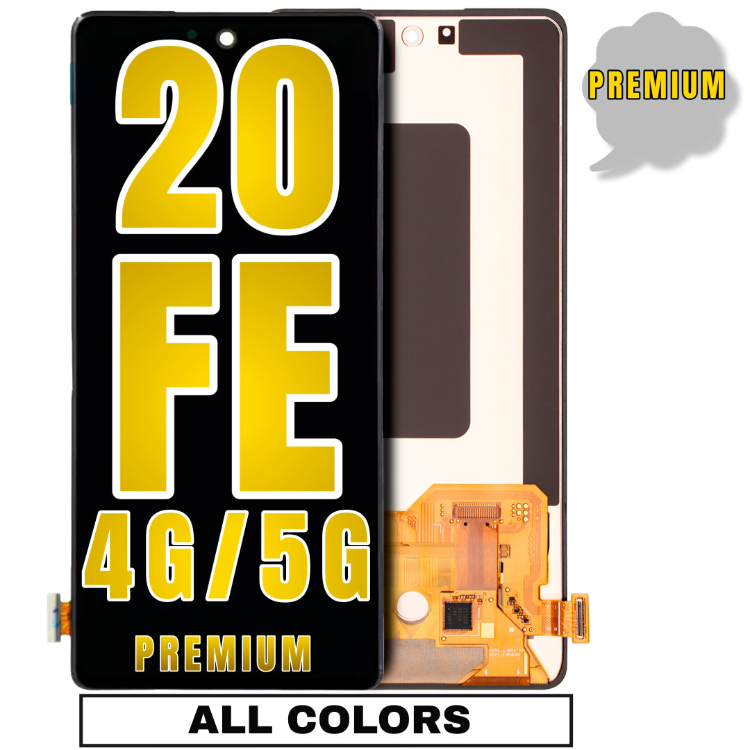 For Samsung Galaxy S20 FE 4G / 5G OLED Screen Replacement Without Frame (Premium) (All Colors)