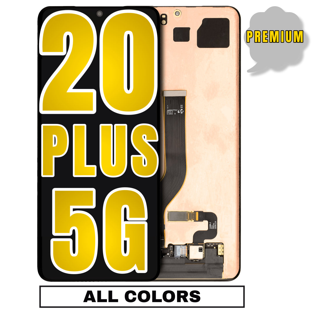 For Samsung Galaxy S20 Plus 5G OLED Screen Replacement Without Frame (Premium) (All Colors)