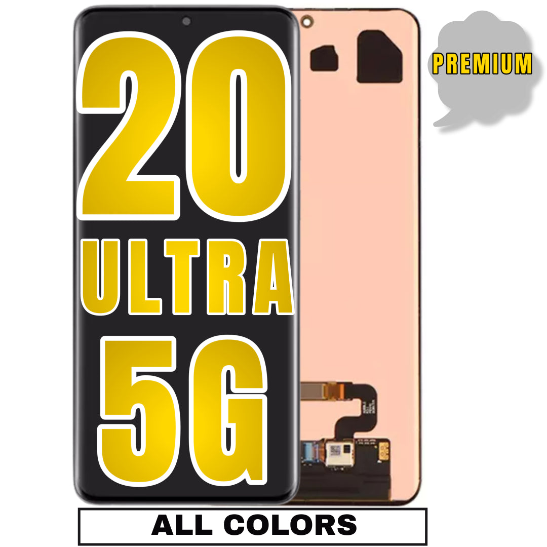 For Samsung Galaxy S20 Ultra 5G OLED Screen Replacement Without Frame (Premium) (All Colors)
