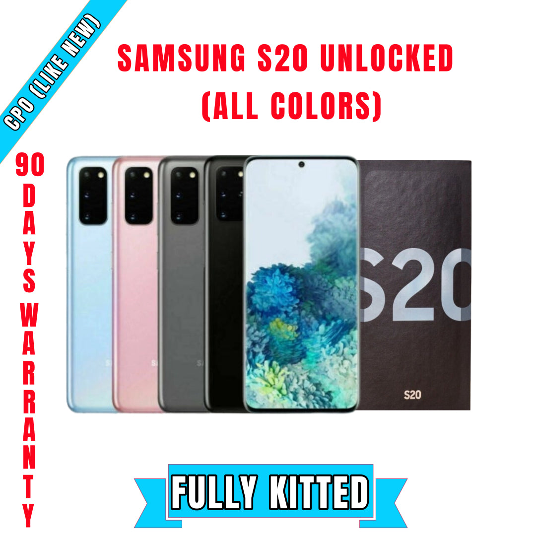 Samsung S20 Factory Unlock (All Colors)
