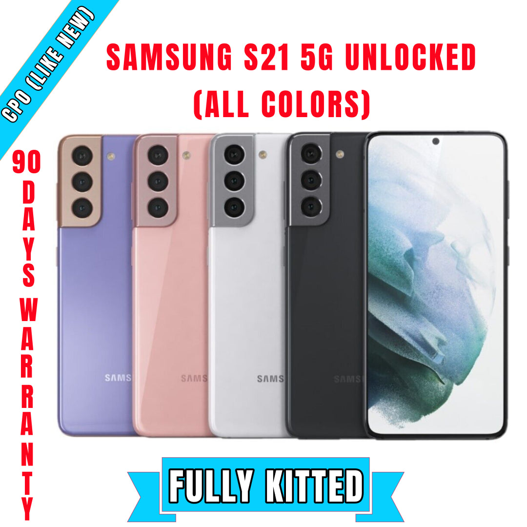 Samsung S21 5G Factory Unlock (All Colors)