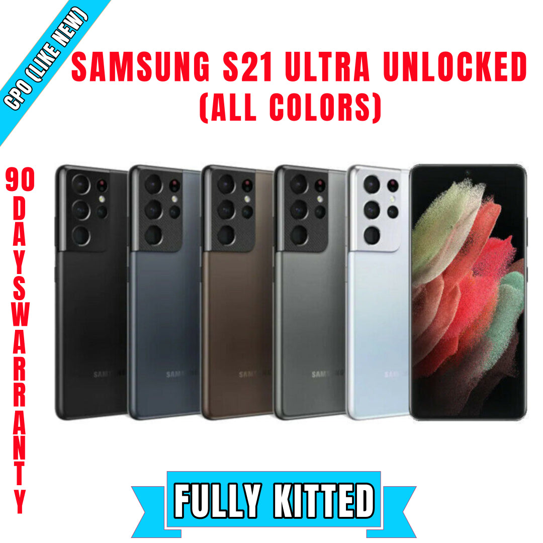 Samsung S21 Ultra 5G Factory Unlock (All Colors)