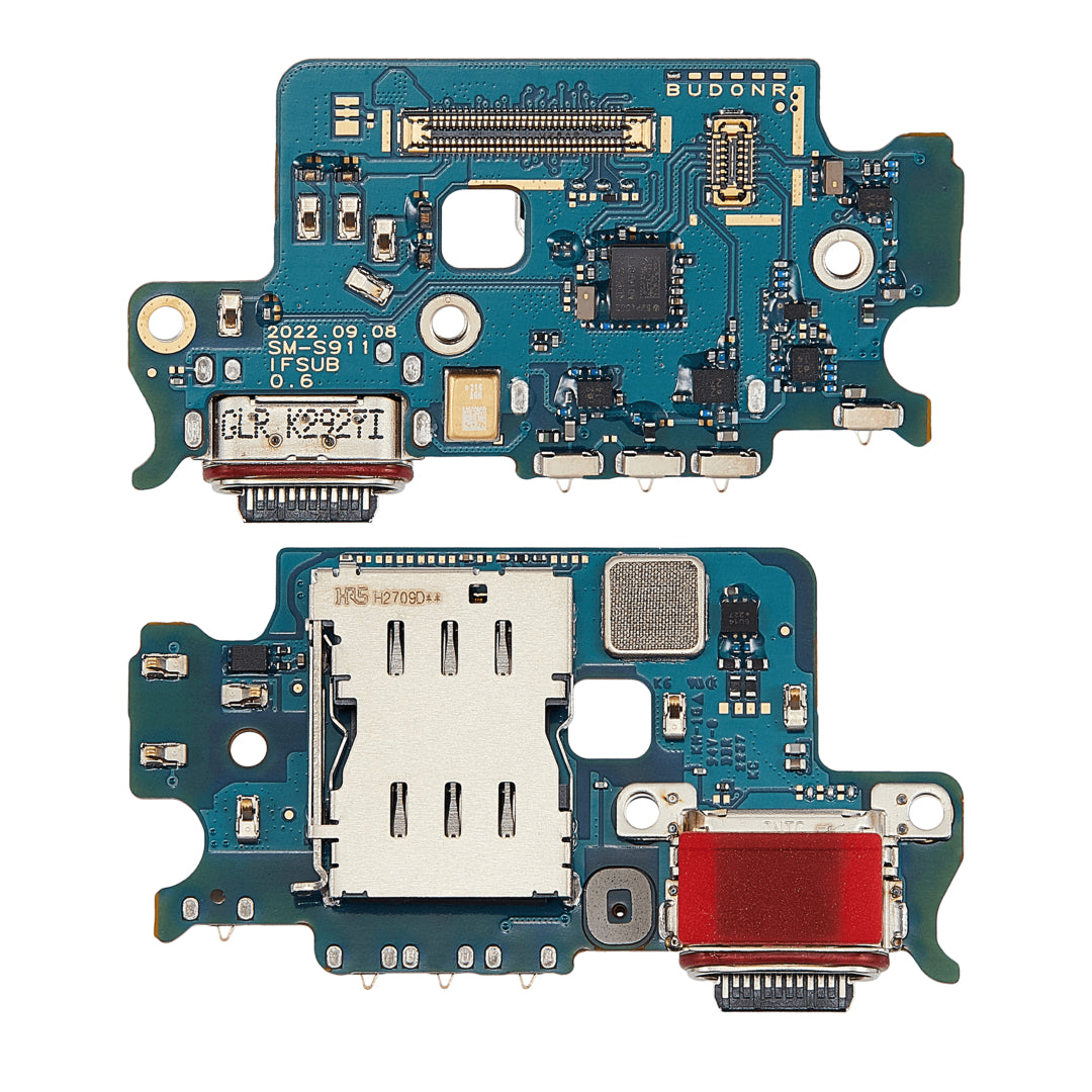 For Samsung Galaxy S23 5G (S911U) Charging Port With Sim Card Reader (North American Version)