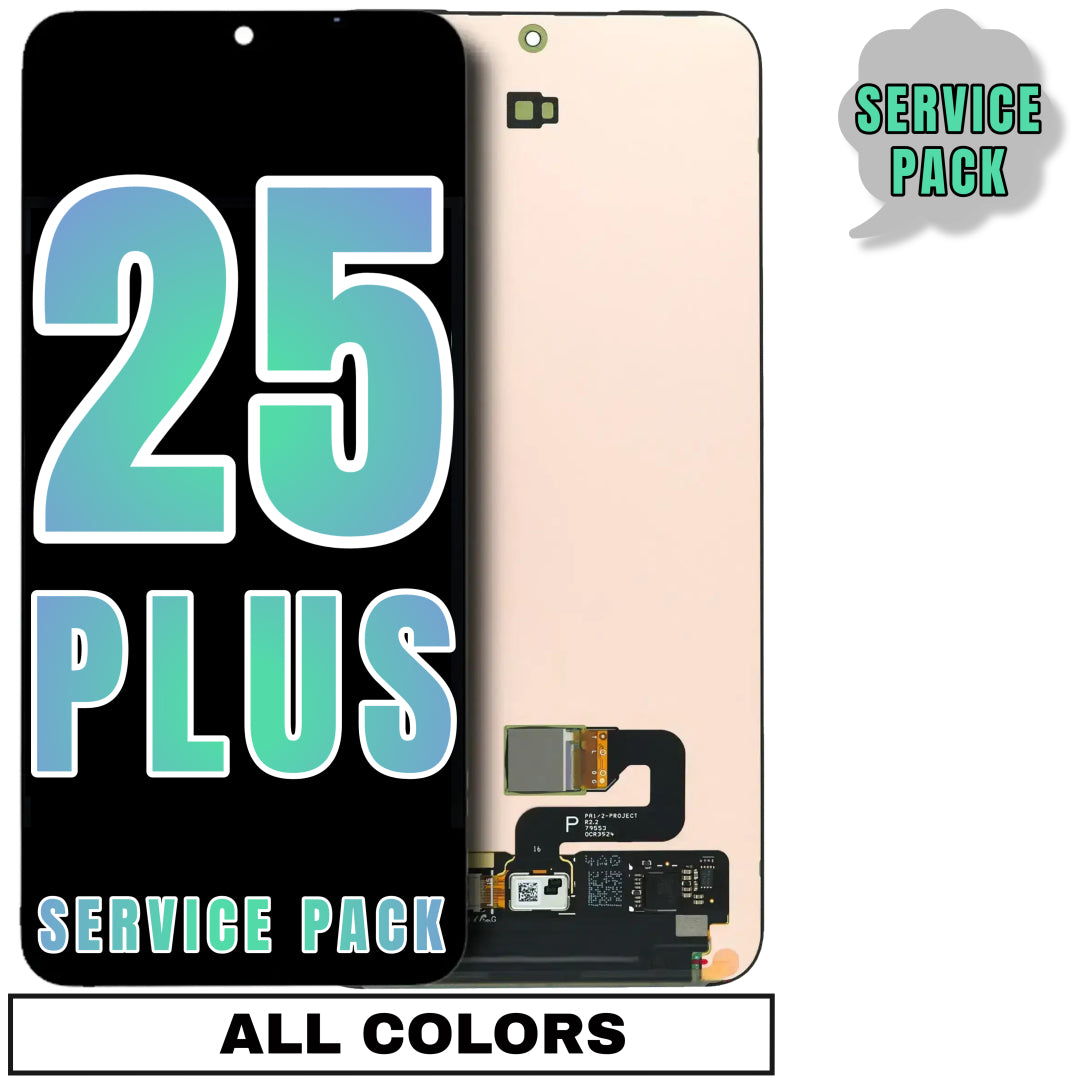 For Samsung Galaxy S25 Plus 5G OLED Screen Replacement Without Frame (Service Pack) (All Colors)
