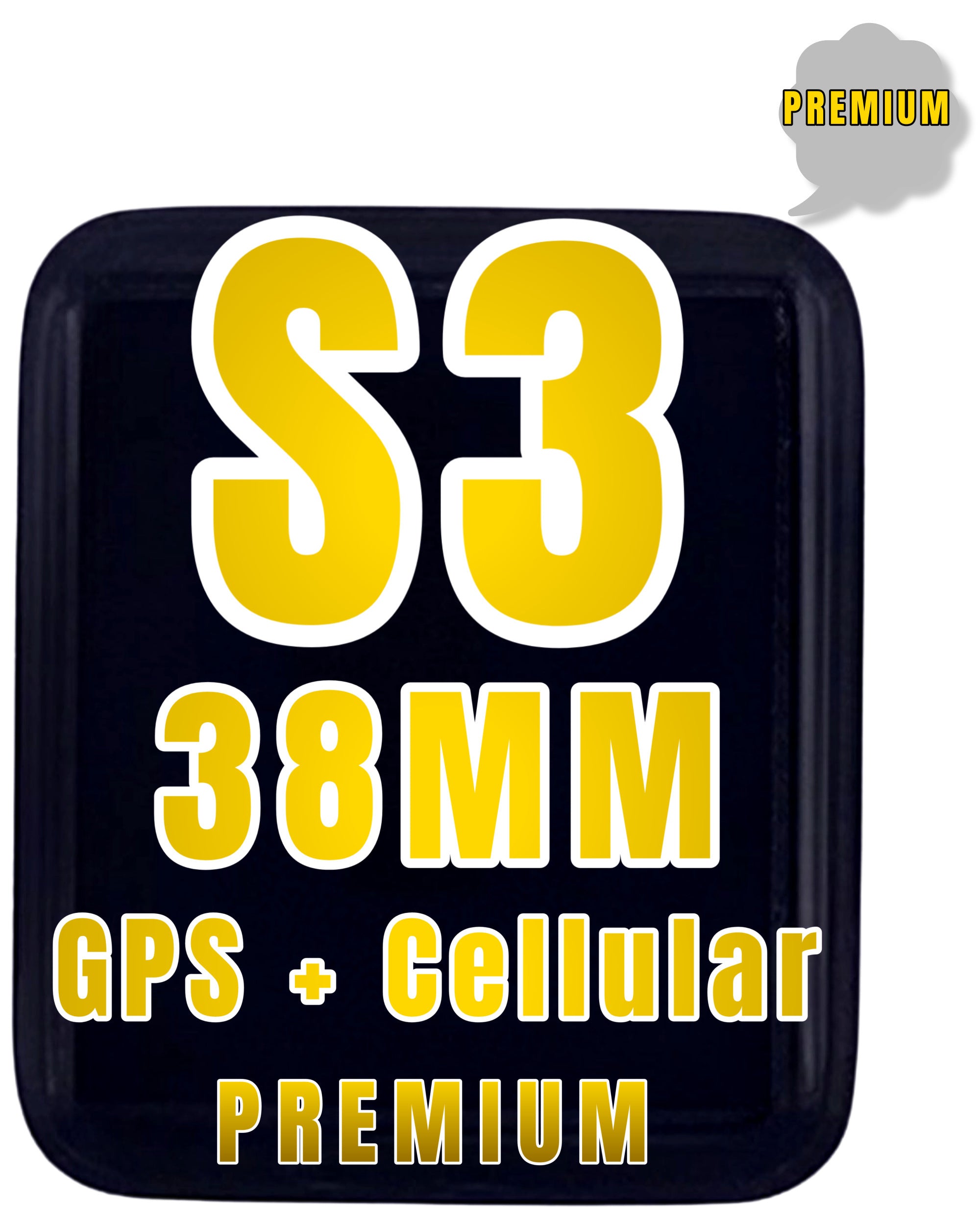 For Watch Series 3 (38MM) OLED Screen Replacement (GPS + Cellular Version) (Premium)