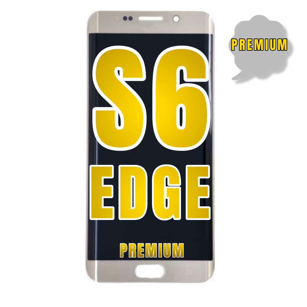 For Samsung Galaxy S6 Edge OLED Screen Replacement Without Frame (Premium) (White)
