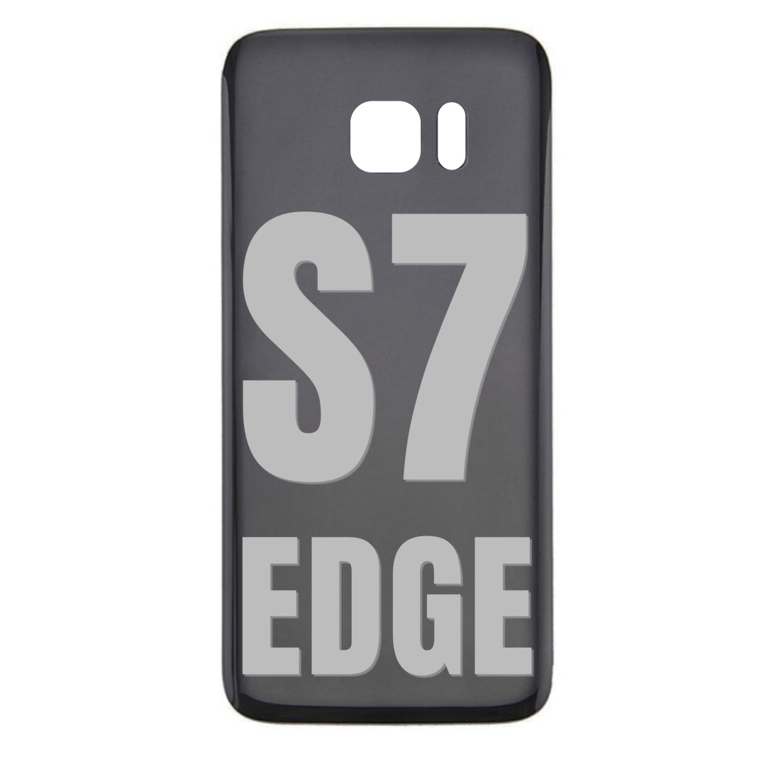 For Samsung Galaxy S7 Edge Back Glass Cover Replacement Without Camera Lens (All Colors)