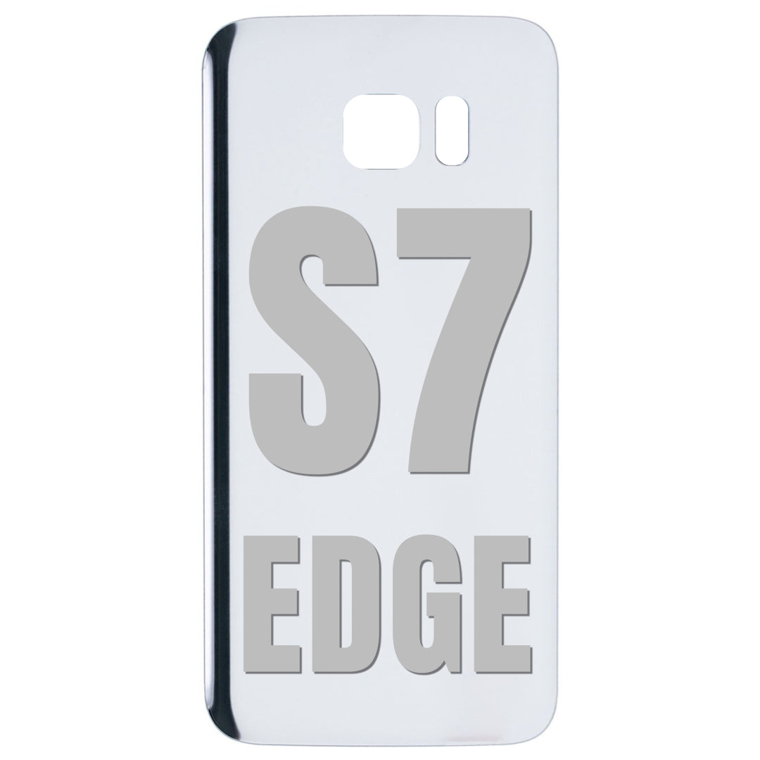 For Samsung Galaxy S7 Edge Back Glass Cover Replacement Without Camera Lens (All Colors)