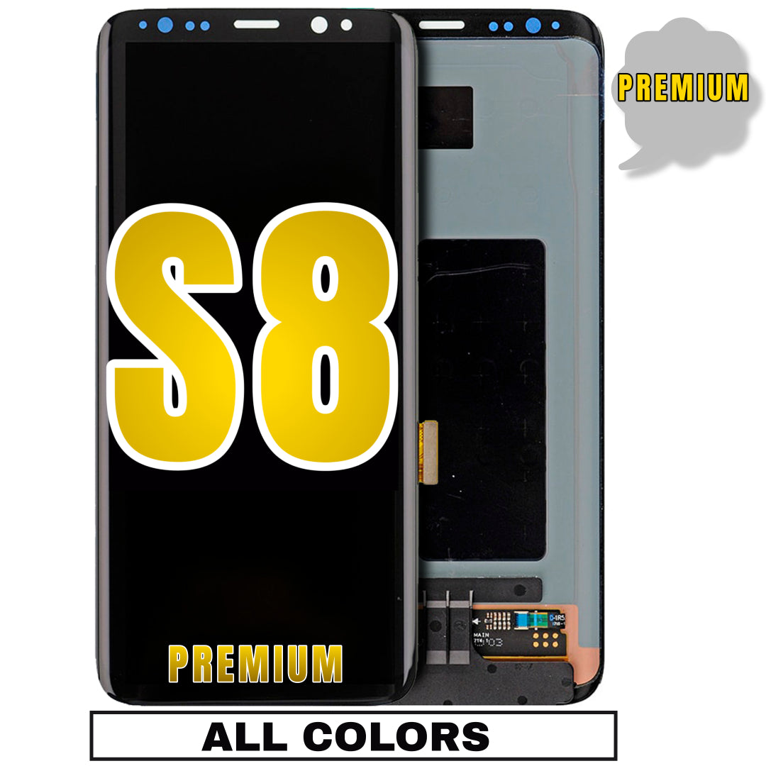 For Samsung Galaxy S8 OLED Screen Replacement Without Frame (Premium) (All Colors)