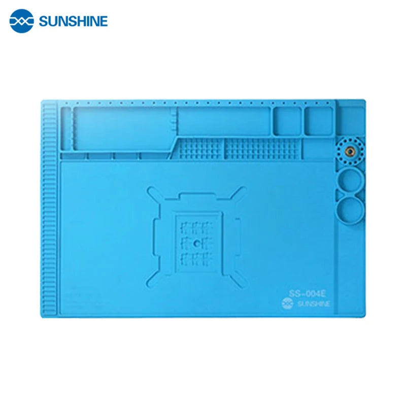 SUNSHINE SS-004E 3D Heat Insulation Silicone Soldering Pad (Blue)