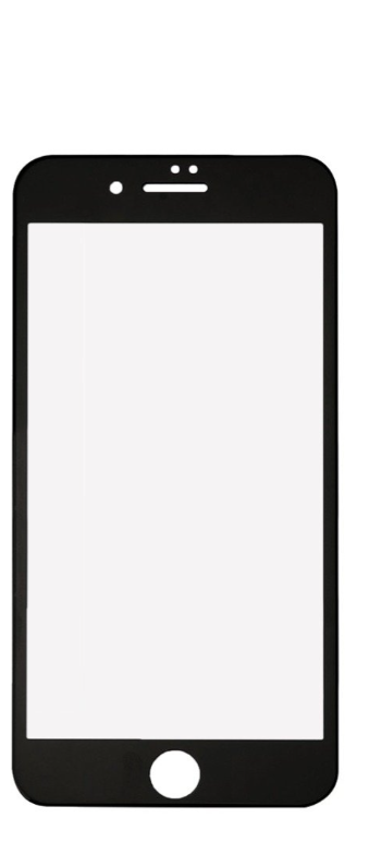 For iPhone 8 Plus Front Glass Replacement / Digitizer Touch With Glass + OCA Pre-Installed + Frame (Black)
