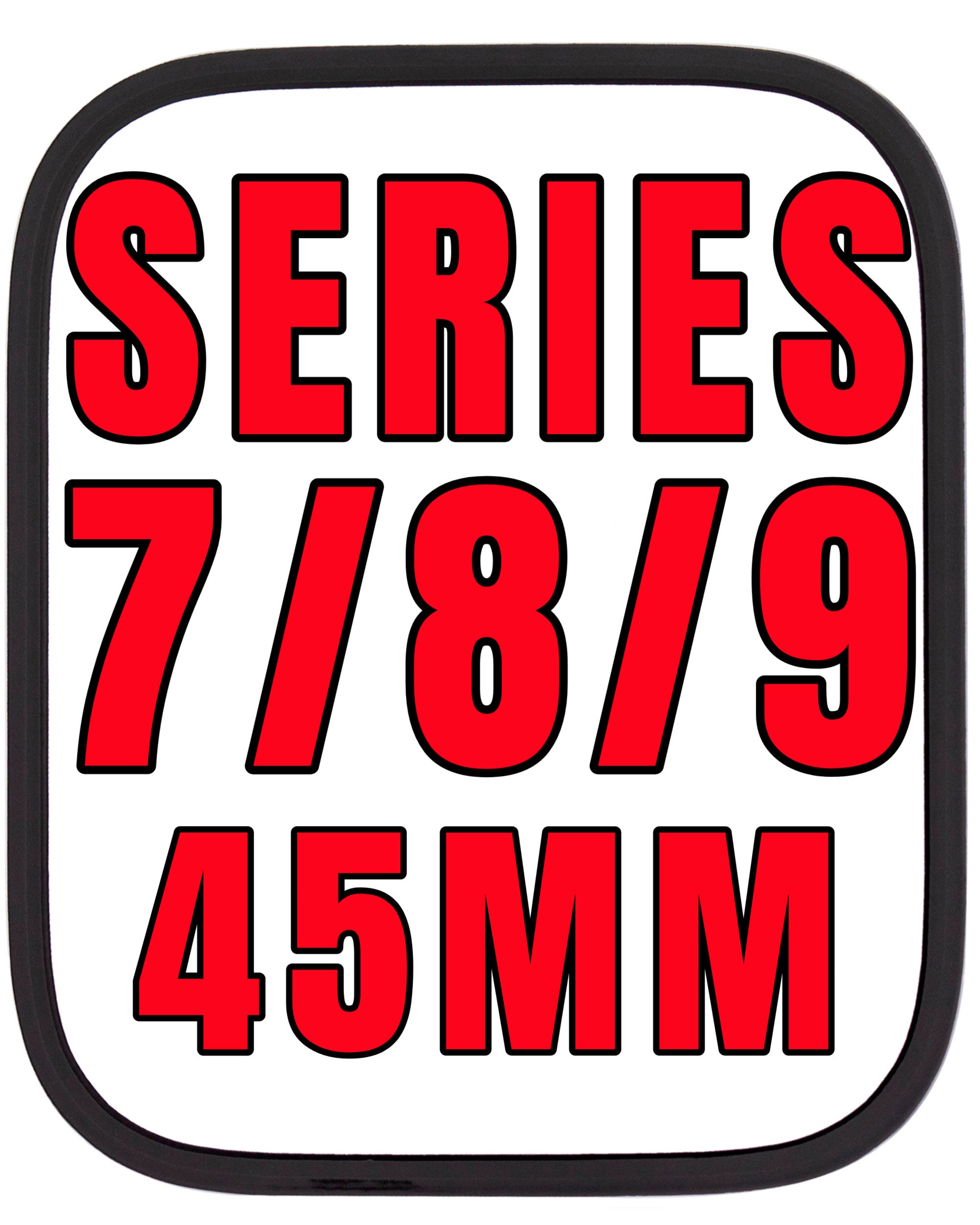For Watch Series 7 / 8 / 9 (45MM) Glass Replacement With OCA Pre-Install (Glass Separation Required)