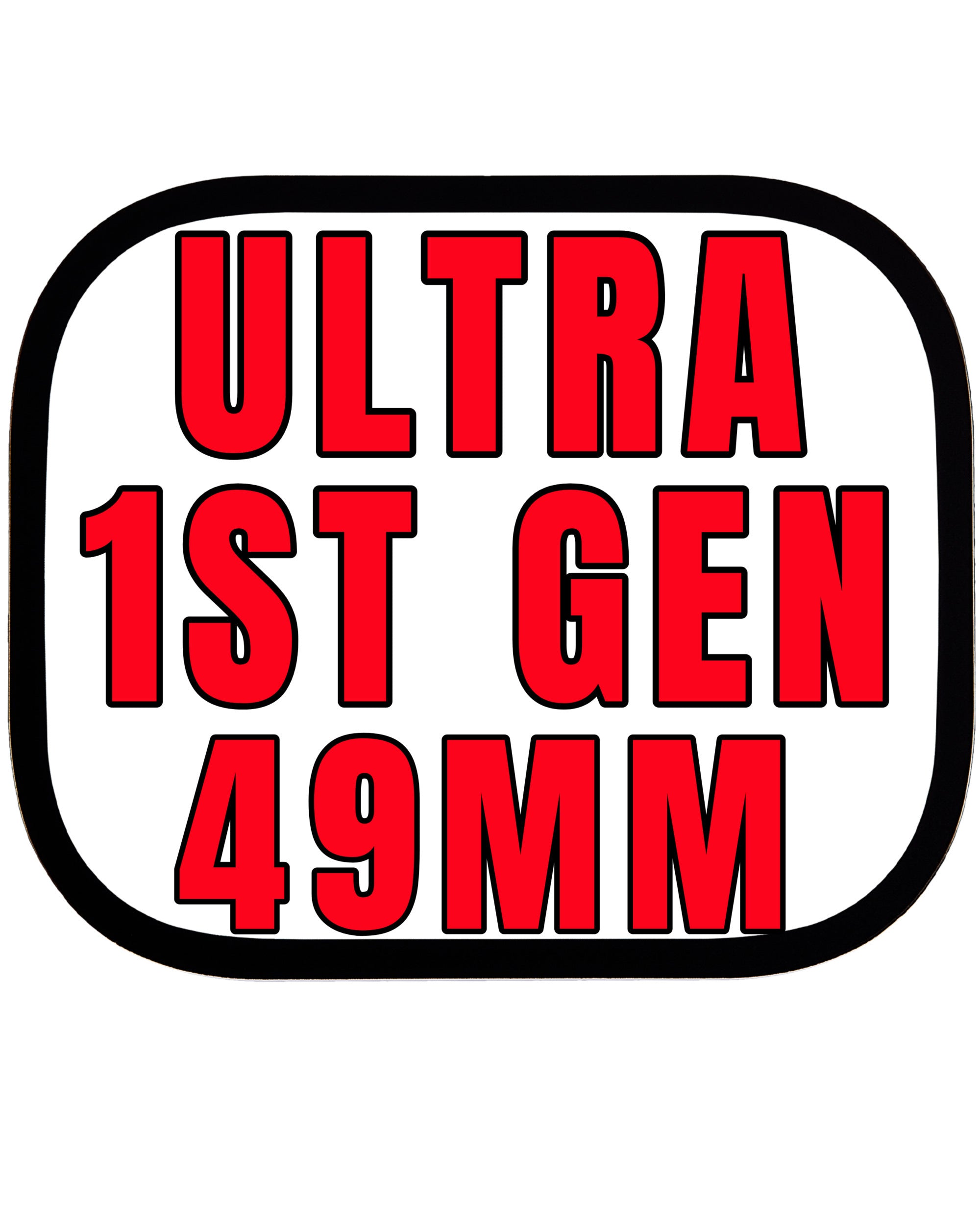 For Watch Ultra (1st Gen / 49MM) Glass Replacement With OCA Pre-Install (Glass Separation Required)