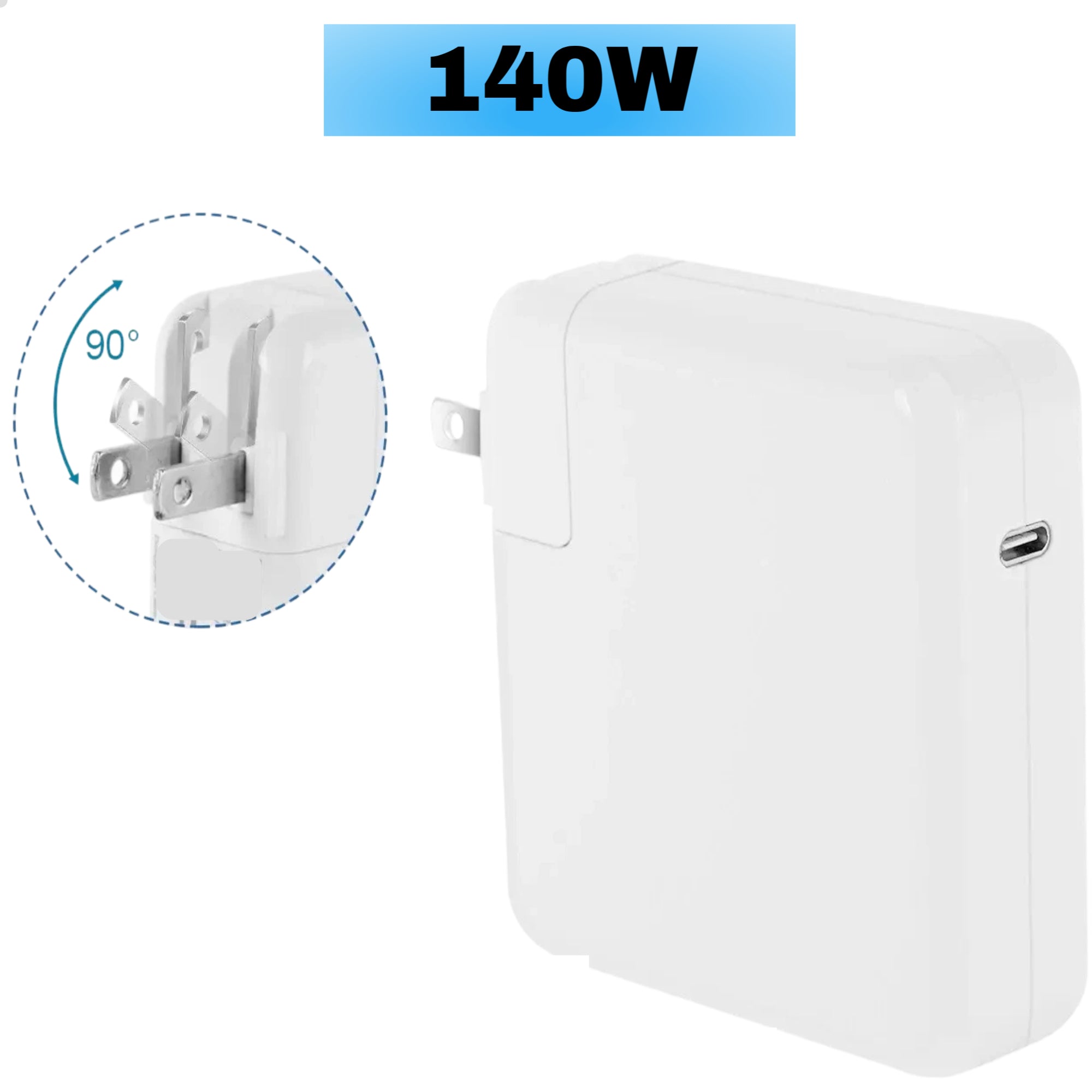 For MacBook USB-C 140W Magsafe Power Adapter