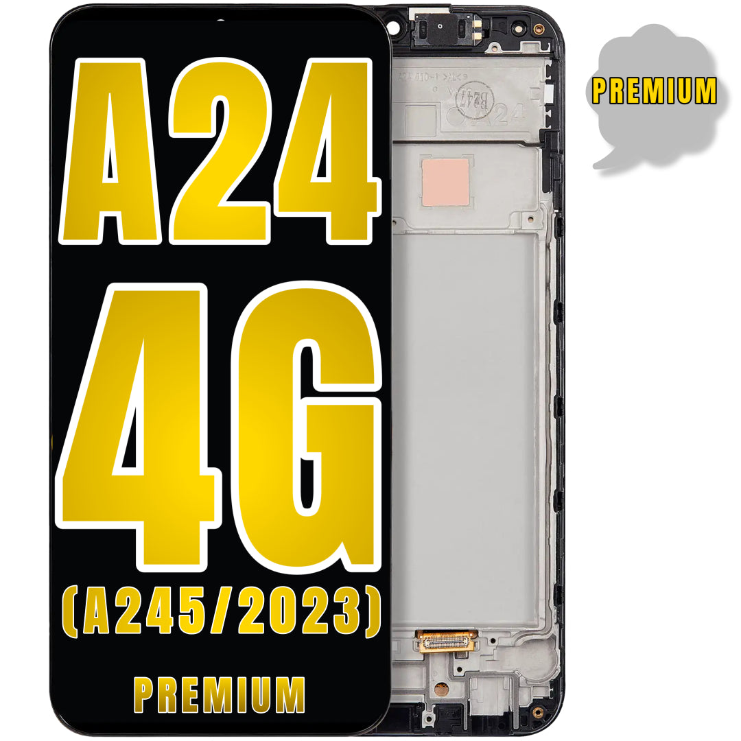 For Samsung Galaxy A24 4G (A245 / 2023) OLED Screen Replacement With Frame (Premium) (All Colors)