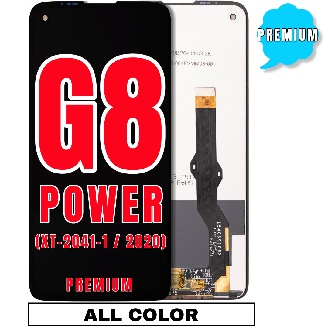 For Moto G8 Power (XT-2041-1 / XT-2041-3 / 2020) LCD Screen Replacement Without Frame (Premium) (All Colors)