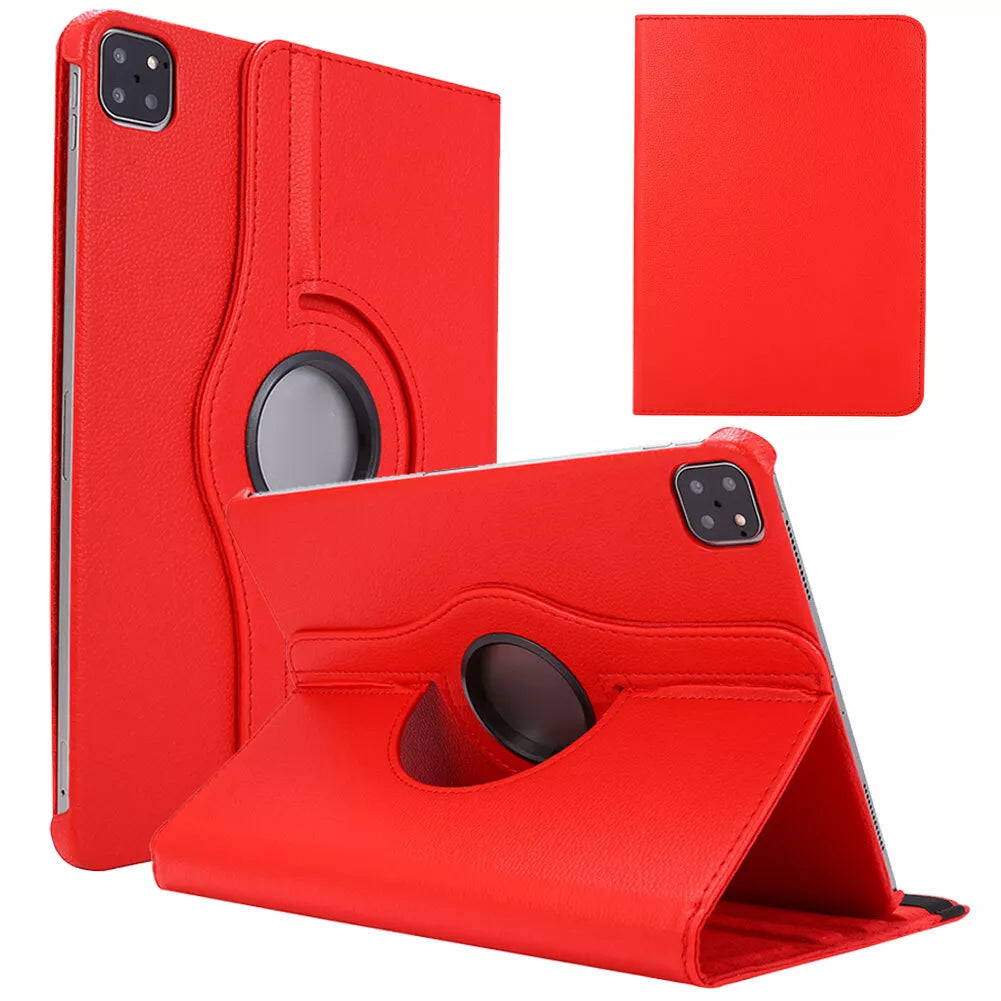For iPad 360 Rotating Leather Smart Stand Case Cover (All Model)