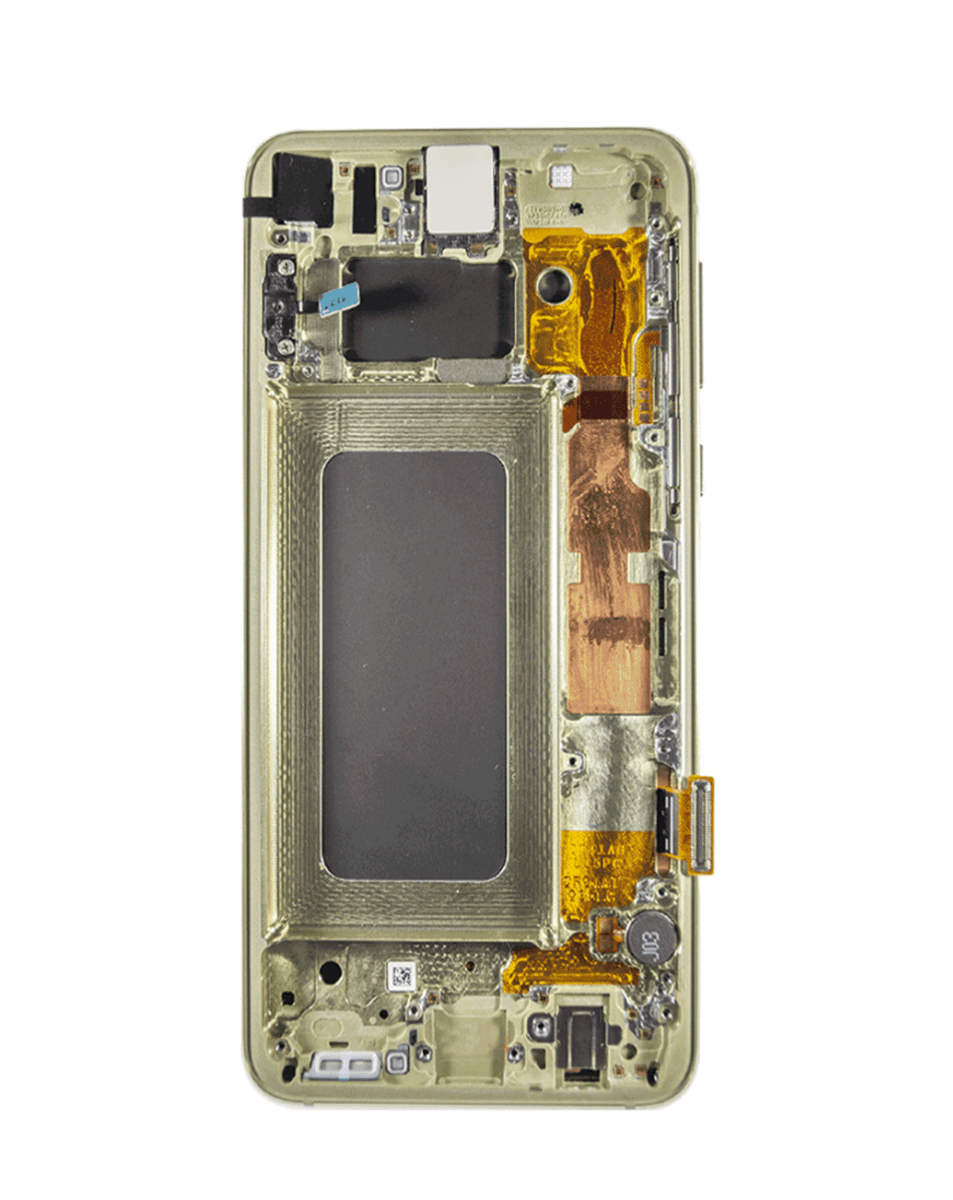 For Samsung Galaxy S10E OLED Screen Replacement With Frame (Premium) (Canary Yellow)