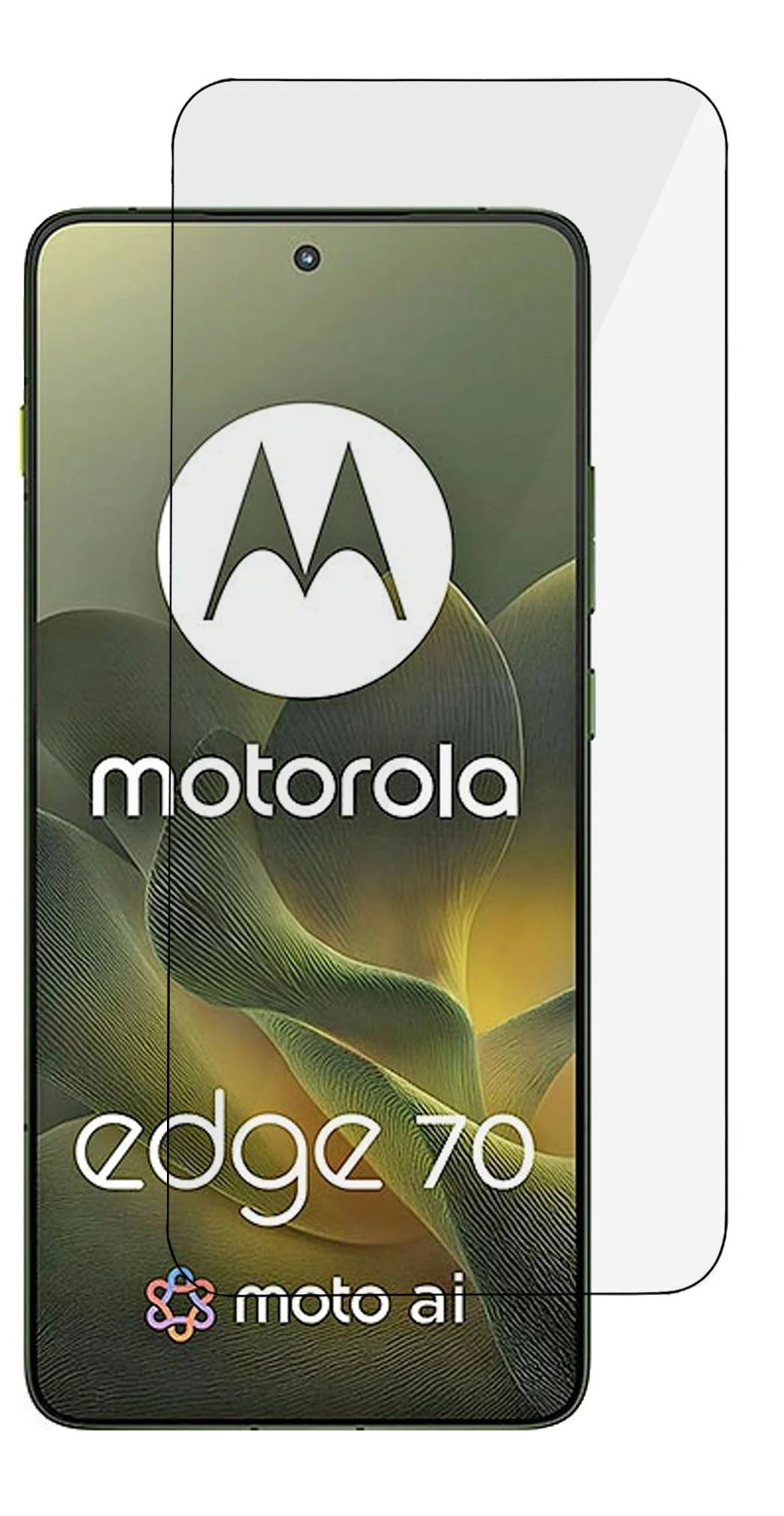For Moto Edge 70 (XT-2601 / 2025) Clear Tempered Glass Protector (Single Pack)