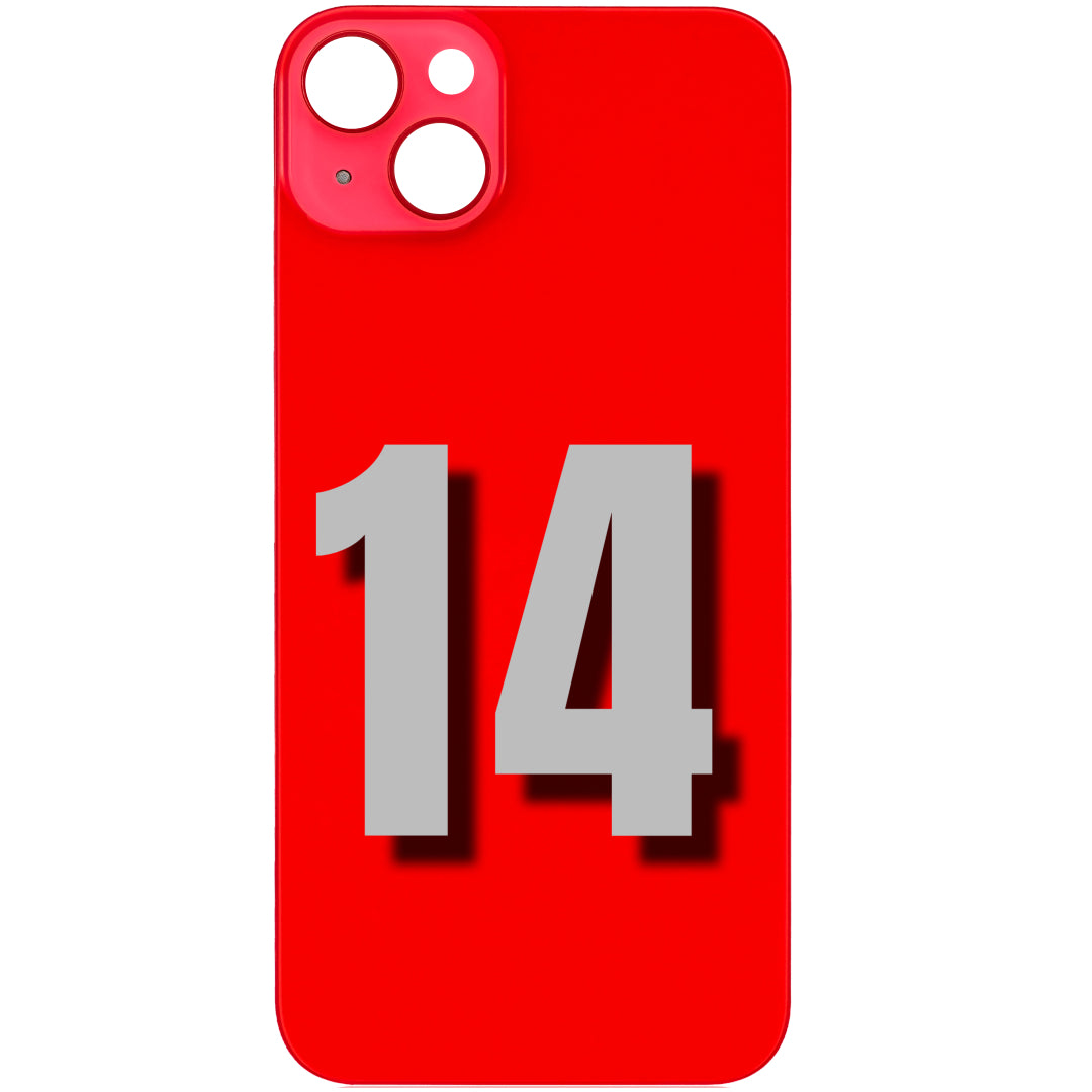 For iPhone 14 Bigger Camera Hole Back Glass Replacement (All Color)