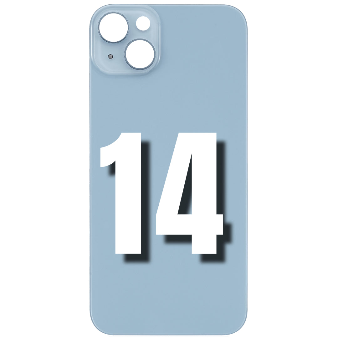 For iPhone 14 Bigger Camera Hole Back Glass Replacement (All Color)
