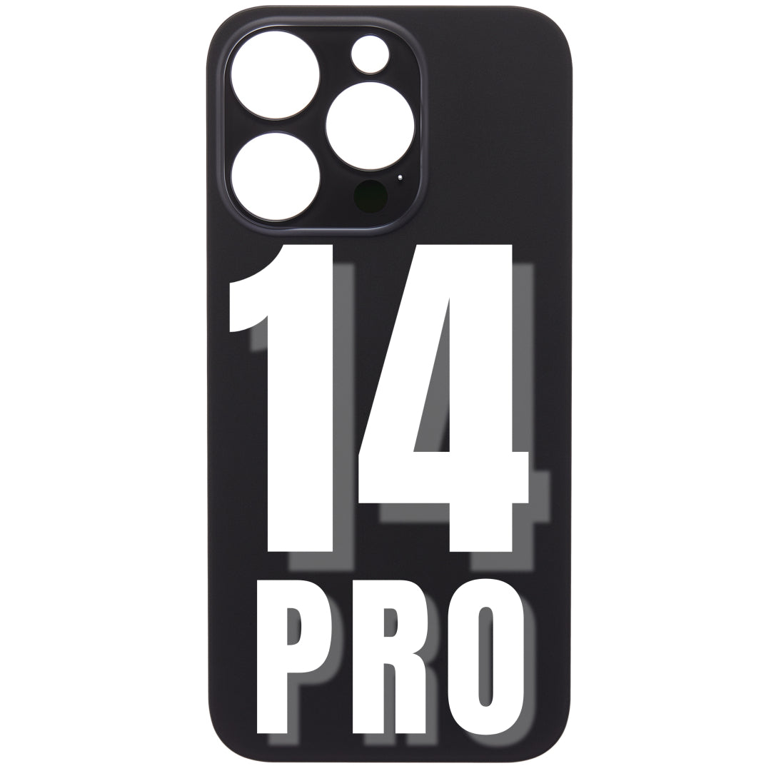 For iPhone 14 Pro Bigger Camera Hole Back Glass Replacement (All Color)