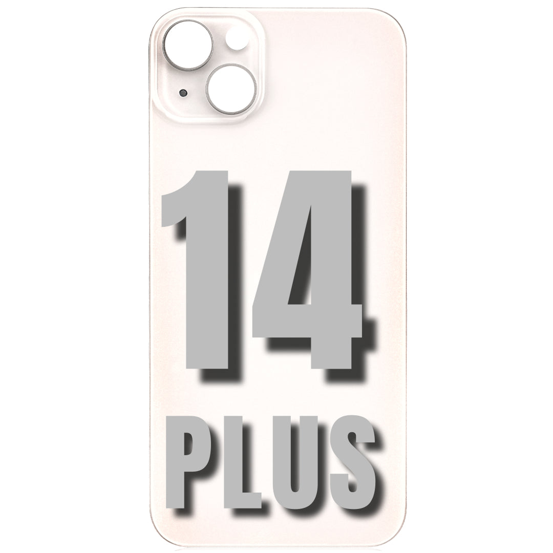 For iPhone 14 Plus Bigger Camera Hole Back Glass Replacement (All Colors)